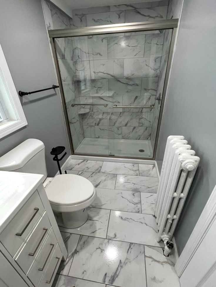 Bathroom work by ARVIB General Construction LLC